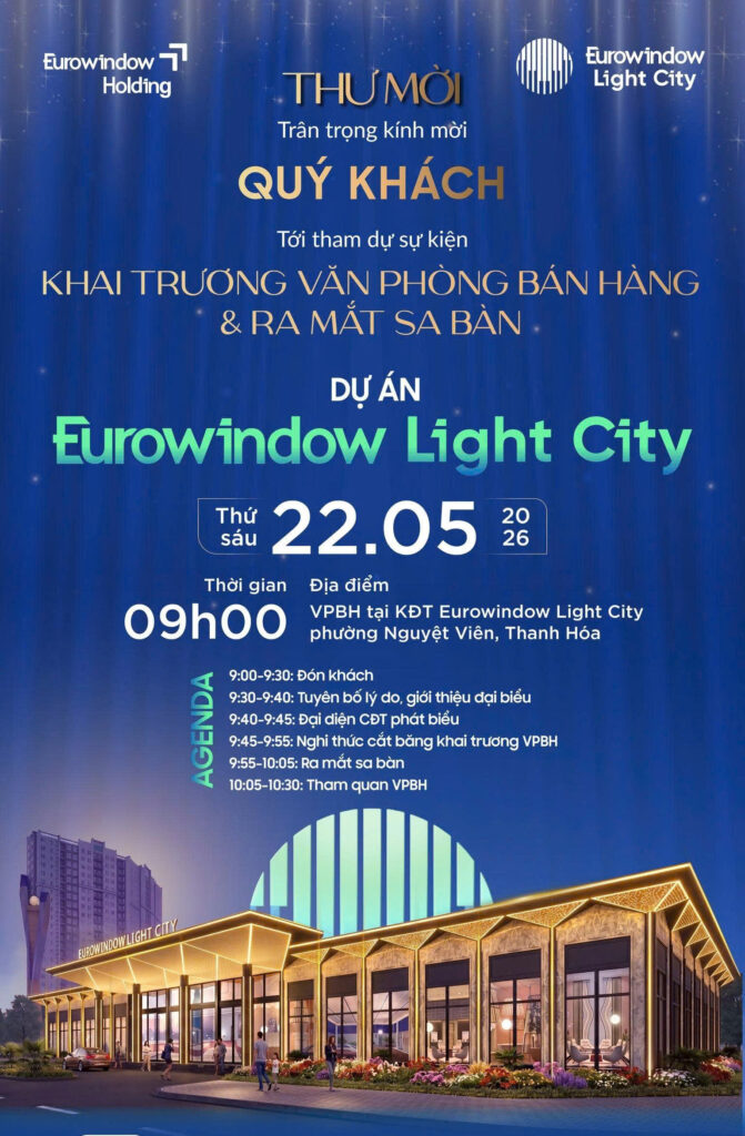 Khai trương văn phòng bán hàng và ra mắt sa bàn dự án Eurowindow Light City Thanh Hóa