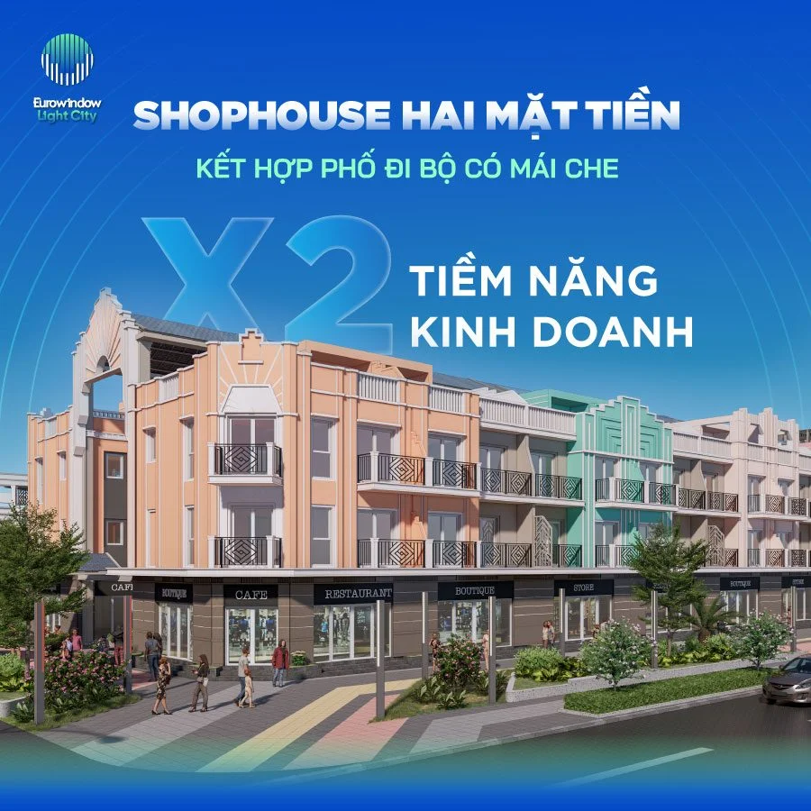 Shophouse eurowindow light city Thanh Hóa